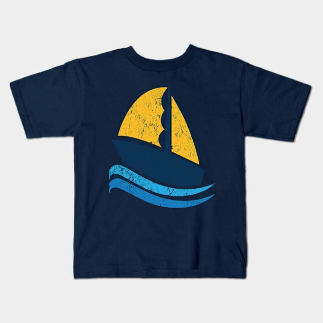 Sailing Kids T-Shirt by vladocar